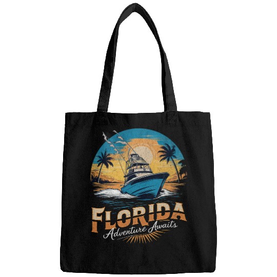 Fishing Fun Florida Adventure Awaits Fishing Boat Fishing Charter Bags
