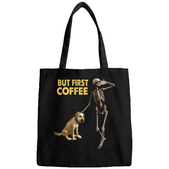 Coffee Fun But First Coffee Quote Pumpkin Spice Specialty Coffee Bags