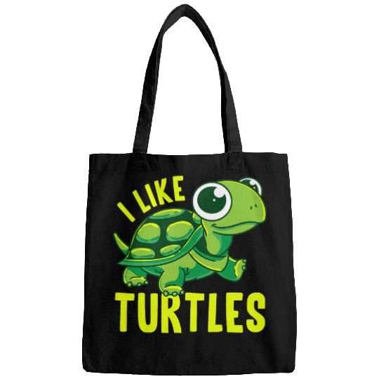 Turtle Pet Funny I Like Turtles Turtle Tortoise Tortoises Joke Bags