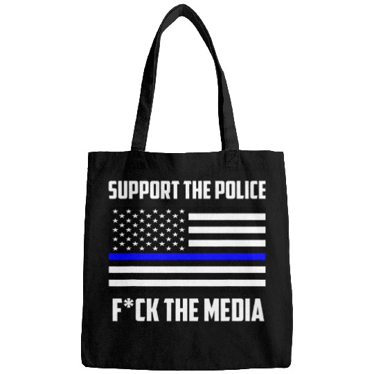 Police Job Support the Police Fck The Media frees Speech American Bags
