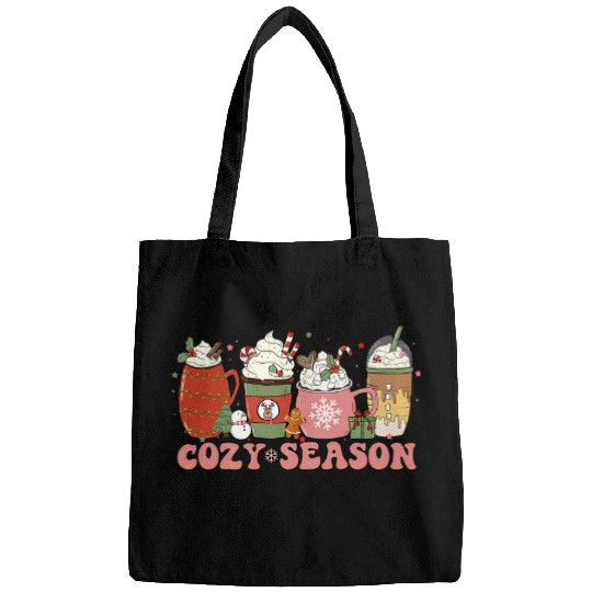 Coffee Fun Cozy Season Retro Christmas Coffee Hot Chocolate Bags