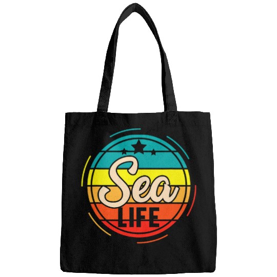 Retro Sea Life vintages Seaman Ocean Underwater Sailor Boat Bags