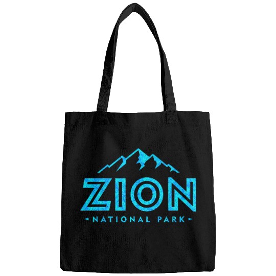 Retro Zion National Park Utah Mountain Women Men Souvenir Bags