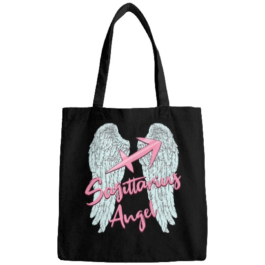 Sagittarius Angel Zodiac Sign with Angel Wings for Women Bags