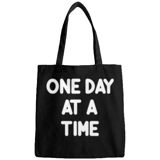 Inspirational One day at a Time Motivational Bags