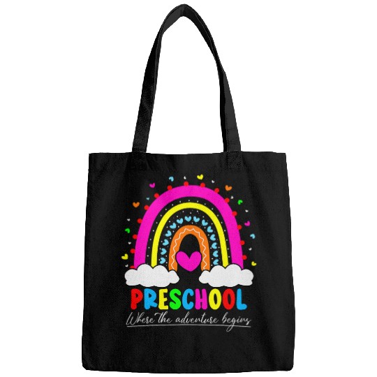 Preschool Rainbow Teacher Team Preschool Squad Girls Boys Bags
