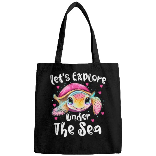Turtle Pet Let s Explore Under The Sea Cute Turtle Ocean Kids Girls Bags
