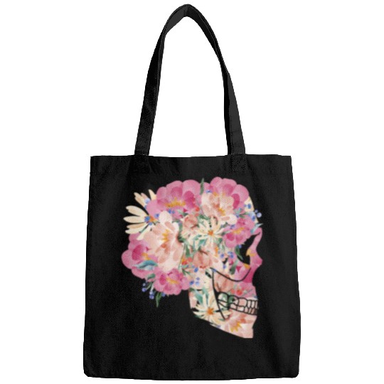 Skeletons Rose Skull Roses vintages Tattoo Style Bags