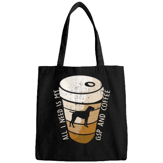 Coffee Fun German Shorthair Pointer Coffee and GSP Bags