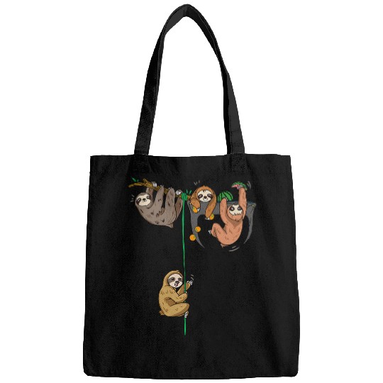 Sloth Pet Funny Sloths In A Pocket Sloth Humor Lazy Lounging Nap Cute Bags
