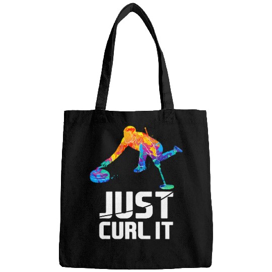 Just Curl it Funny Watercolor Curling Gift Bags