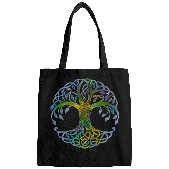 TREE OF LIFE Viking Yggdrasil Pagan Earth As Above So Below Bags