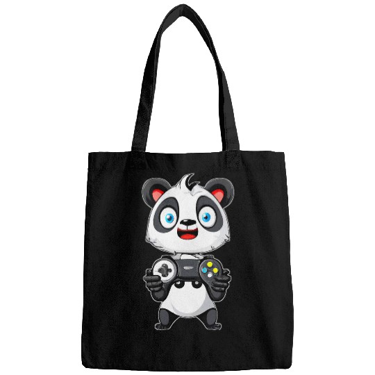 Panda Pet Video Game Controller Gamers Panda Lovers Design Bags