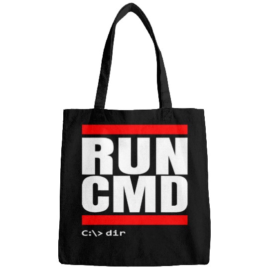 RUN CMD Command Line Shell IT Admin Nerd Geek Sysadmin dir Bags