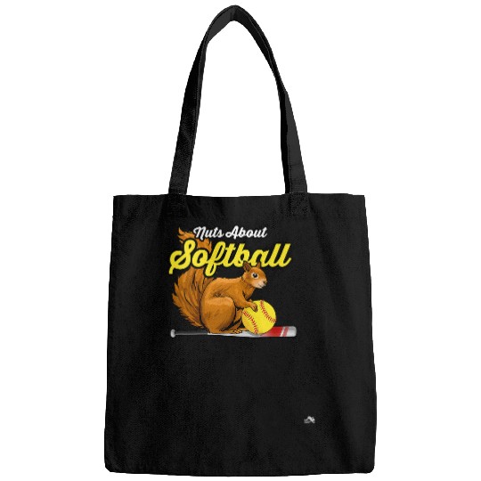Squirrel Pet Nuts About Softball Squirrel Softball Team Bags