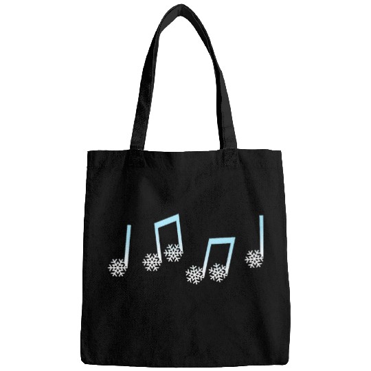 Music Note Snowflake Winter Music Teacher Snowflakes Ski Bags