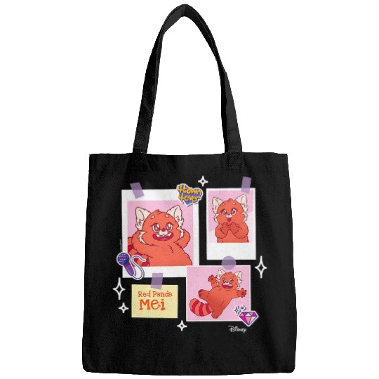 Panda Pet Turning Red Red Panda Mei Grid Bags
