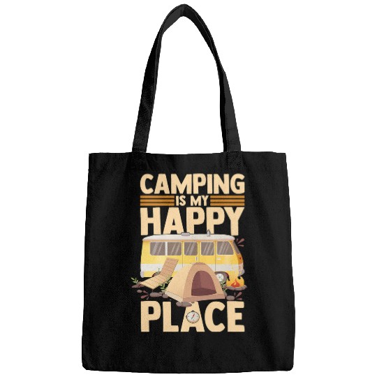RV Camping Happy Camper Van Glamper Glamping Queen Bags