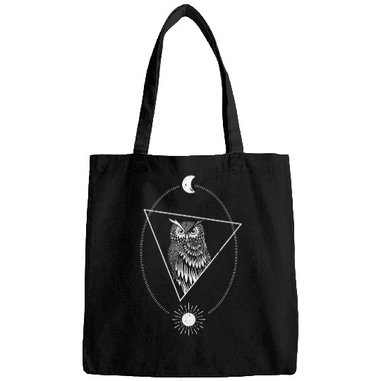 Owl Pet Astro Owl Luna Sun Moon Nature Bags