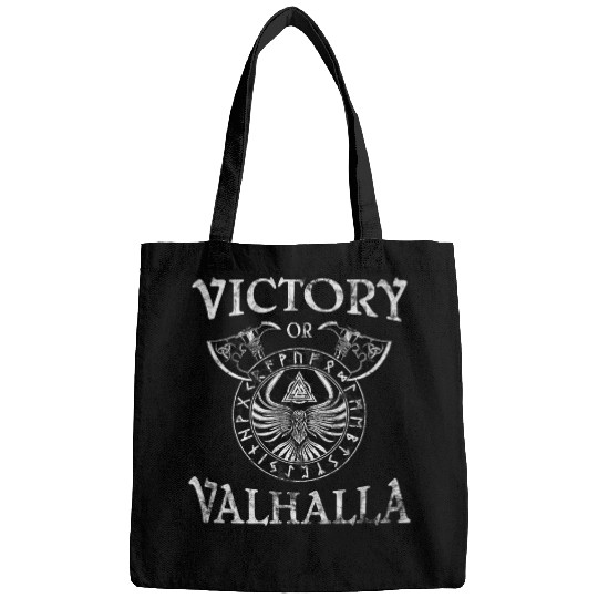 Victory or Valhalla Norse Mythology Viking Odin Wotan Loki Bags