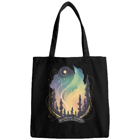 Northern Lights Aurora Borealis Beautiful and Colorful Sky Bags