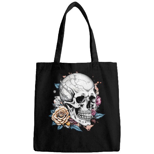 Rock n Roll Skull and Roses vintages Style Rock Bags
