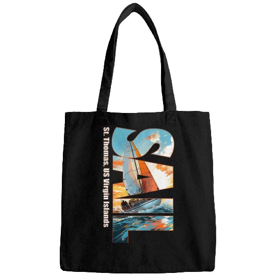 St Thomas US Virgin Islands Sailing Nautical Sailor Bags