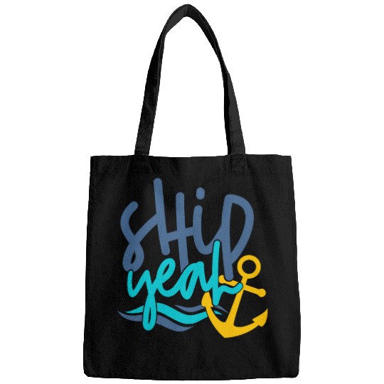 Ship Yeah Yacht Surf Sea Beach Summertime Sun Tan Design 1 Bags
