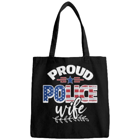 Proud Police Wife Bags