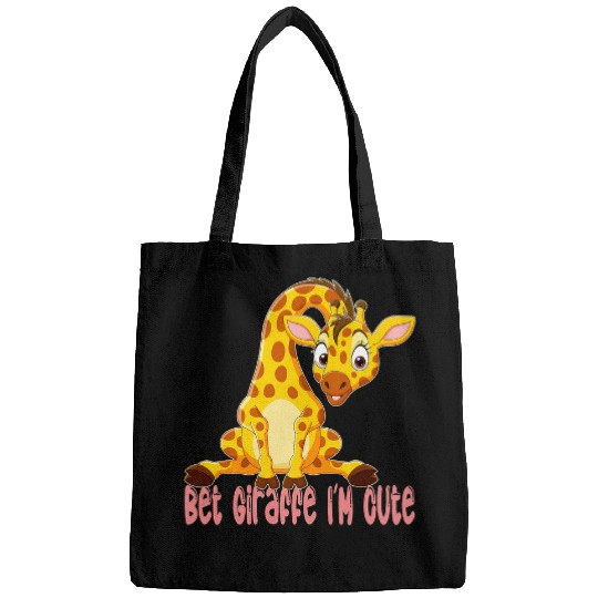 Giraffe Pet Bet Giraffe I m cute Giraffe Zookeeper 1 Bags