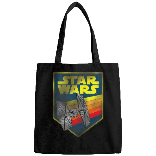 Star Wars Classic TIE Fighter Flying Through Space Vintage Bags