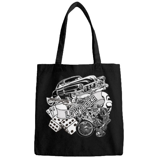 Lowrider Car Chicano Cholo Style Lowrider Bike Bags