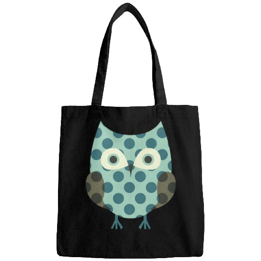 Owl Pet Dot Day Dotted Owl Colorful Make Mark Men Women Kids Teacher Bags