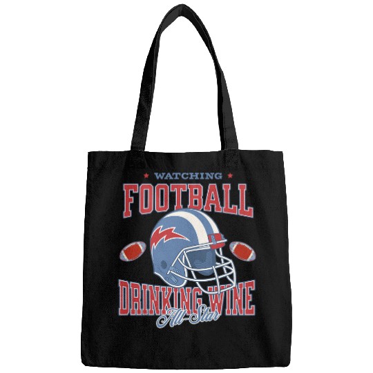 Wines Fun Watching Football Drinking Wines All Star Bags