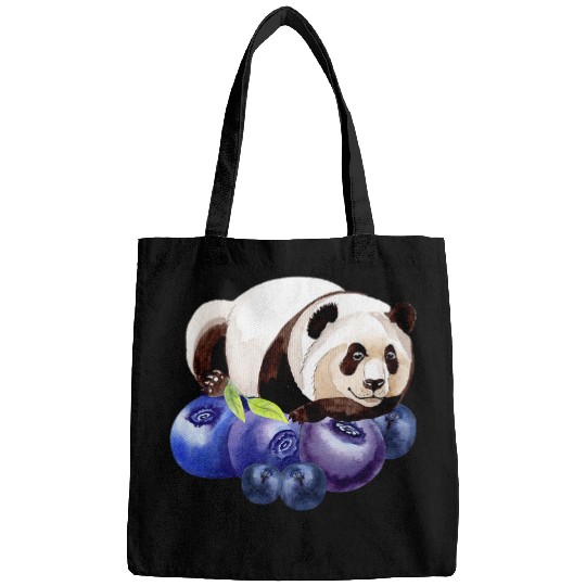 Panda Pet berry supercute fruit kawaii character blueberry panda Bags