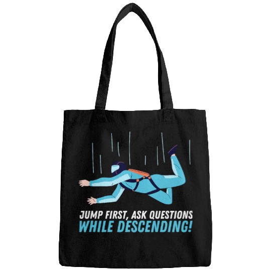 Skydiving Skydive Jump First Ask Questions While Descending 1 Bags