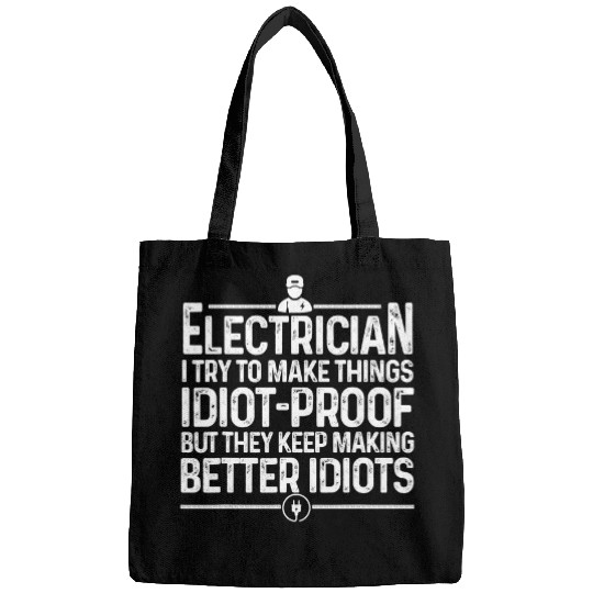 Electrical Art Men Dad Lineman Electronics Engineers Electrician Bags