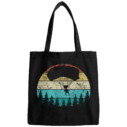 Oh Chute Skydiving Skydive Sky Diving Skydiver Vintage Bags