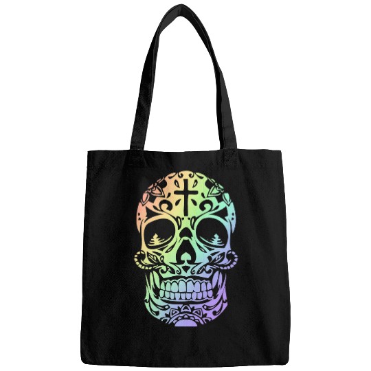 Mexican Sugar Skull Pride Calavera Day Deads Cinco De Mayo 3 Bags