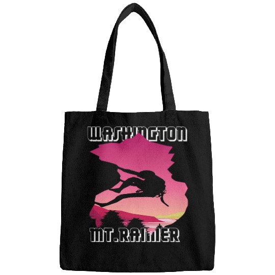 Mountaineer Mt Rainier Mountain Climber Hike Washington Bags