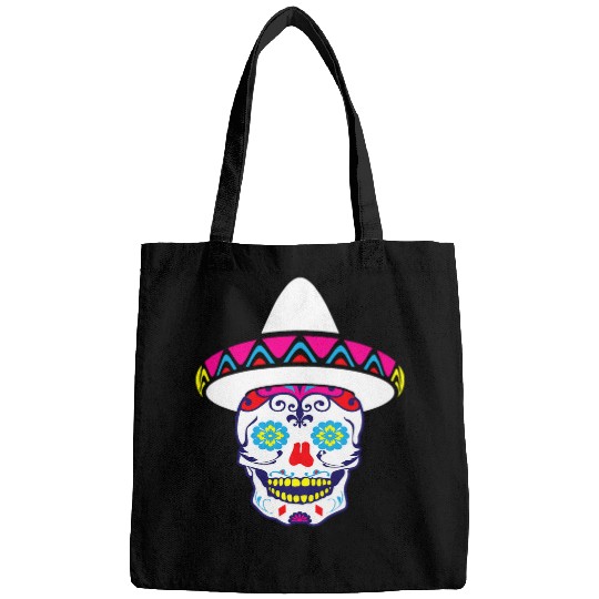 Sugar Skull Sombrero Mexican Holiday Calavera Funny Gift Bags