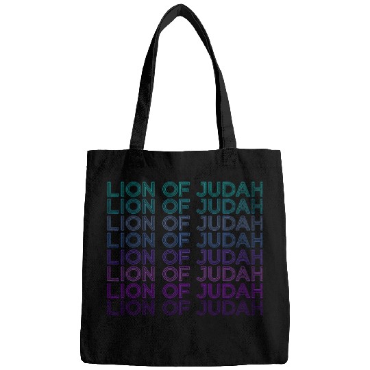 Lion Pet Of Judah Jew Jewish Israel Hebrew Retro Bags