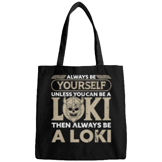 Viking Loki Gods Saying of Nordic Mythology Bags