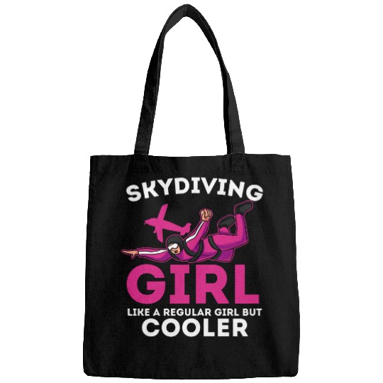 Skydiving Girl Base Jumping Parachute Extreme Sports Bags