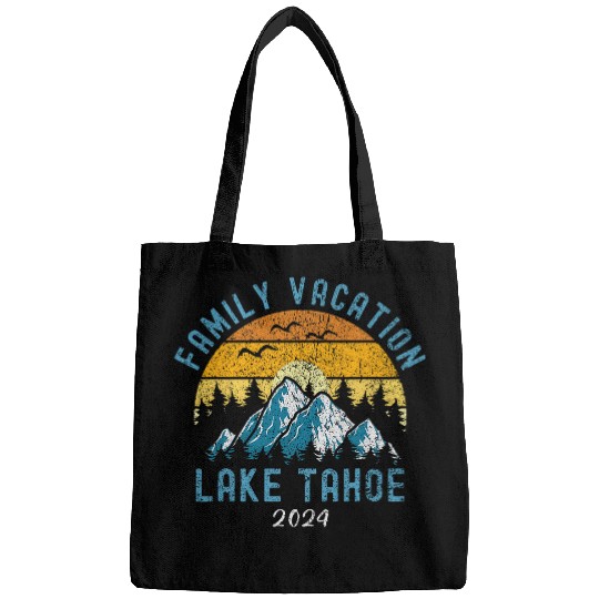 Mountain Hiking Skiing Family Vacation 2024 Lake Tahoe Bags