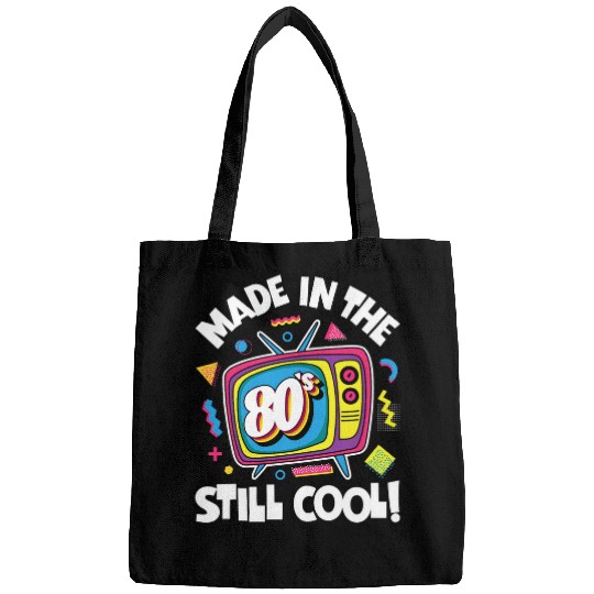 Made In The 80s TV Television Set Retro 1980s Costume Party Bags