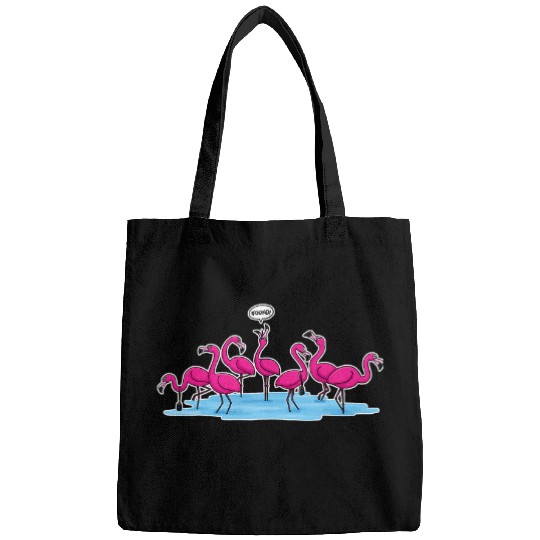 Pink Flamingo outdoor geocaching Flamingos Bags