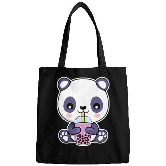 Panda Pet Boba Bubble Milk Tea Kawaii Panda Lover Bags