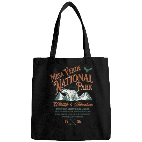 Mesa Verde National Park Adventure Hiking Travel Souvenir Bags