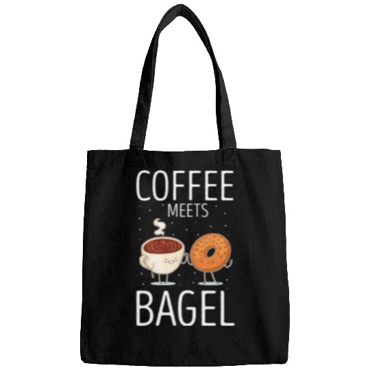 Coffee Fun Meets Bagel Baking Bagel Lover Baker Bagels Dough Bags